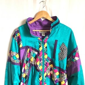 Vintage funky windbreaker
